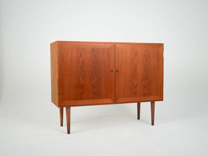 Vintage Sideboard Schrank Teak Vinyl Mid Century