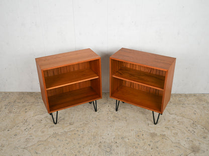 Vintage Nachttisch Teak 60er Mid Century Set von 2