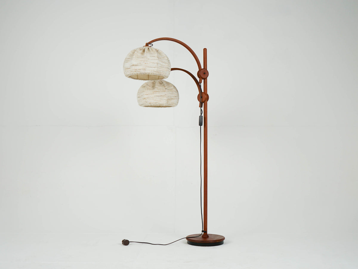 Vintage Teak Stehleuchte von Domus