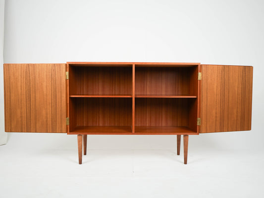 Vintage Sideboard Schrank Teak Vinyl Mid Century