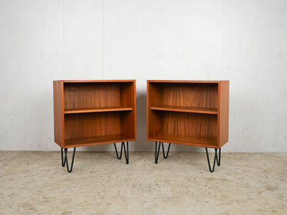 Vintage Nachttisch Teak 60er Mid Century Set von 2