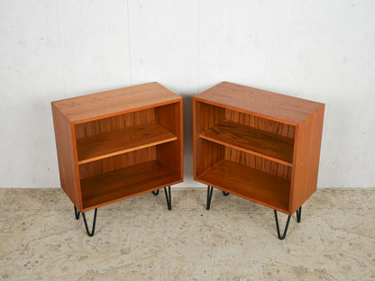 Vintage Nachttisch Teak 60er Mid Century Set von 2