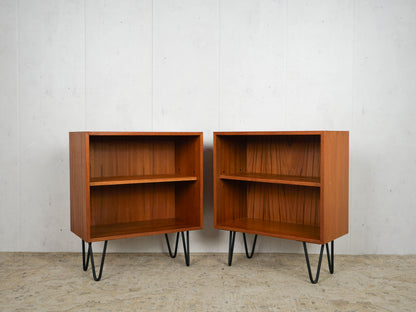 Vintage Nachttisch Teak 60er Mid Century Set von 2