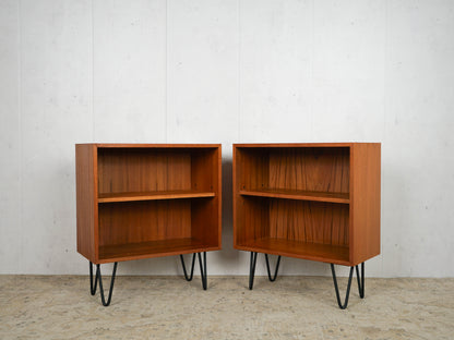 Vintage Nachttisch Teak 60er Mid Century Set von 2