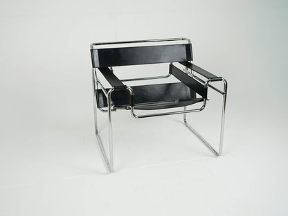 Vintage Sessel "Wassily Chair B3" von Marcel Breuer für Gavina
