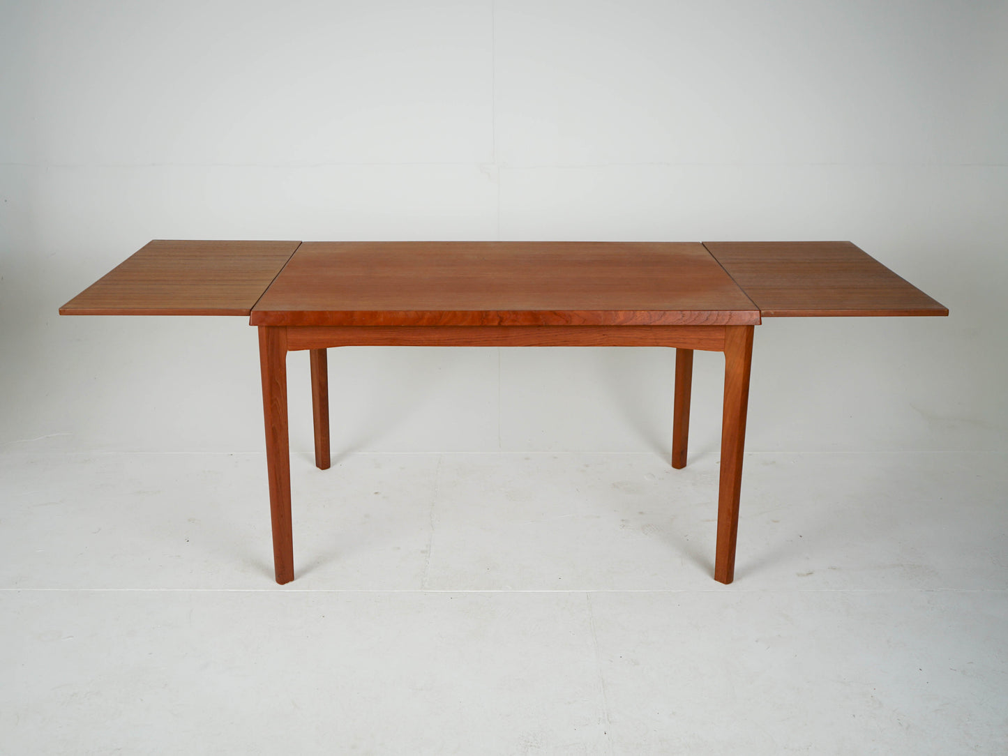 Vintage Ausziehtisch Teak warmes Teak natur