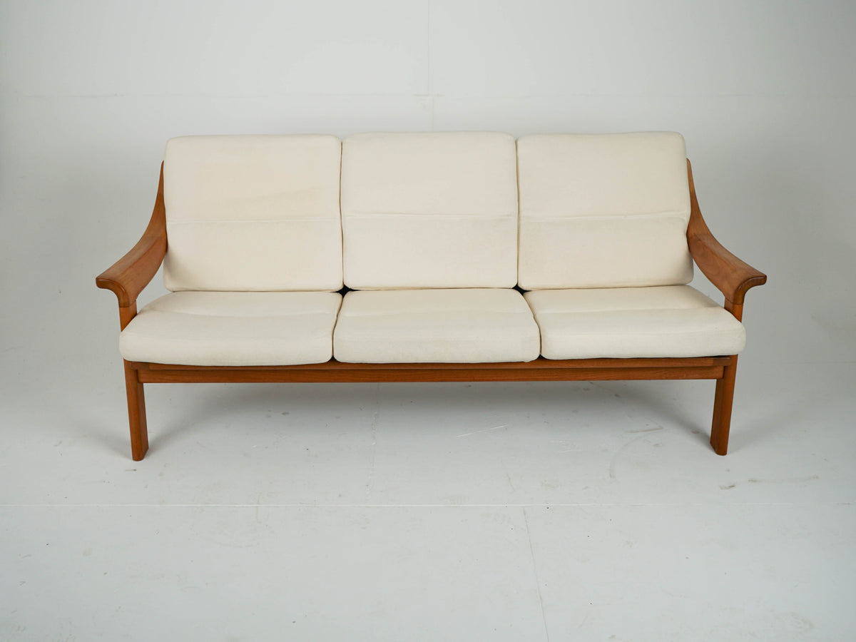 Vintage Sofa Teak Beige von PJ Danmark
