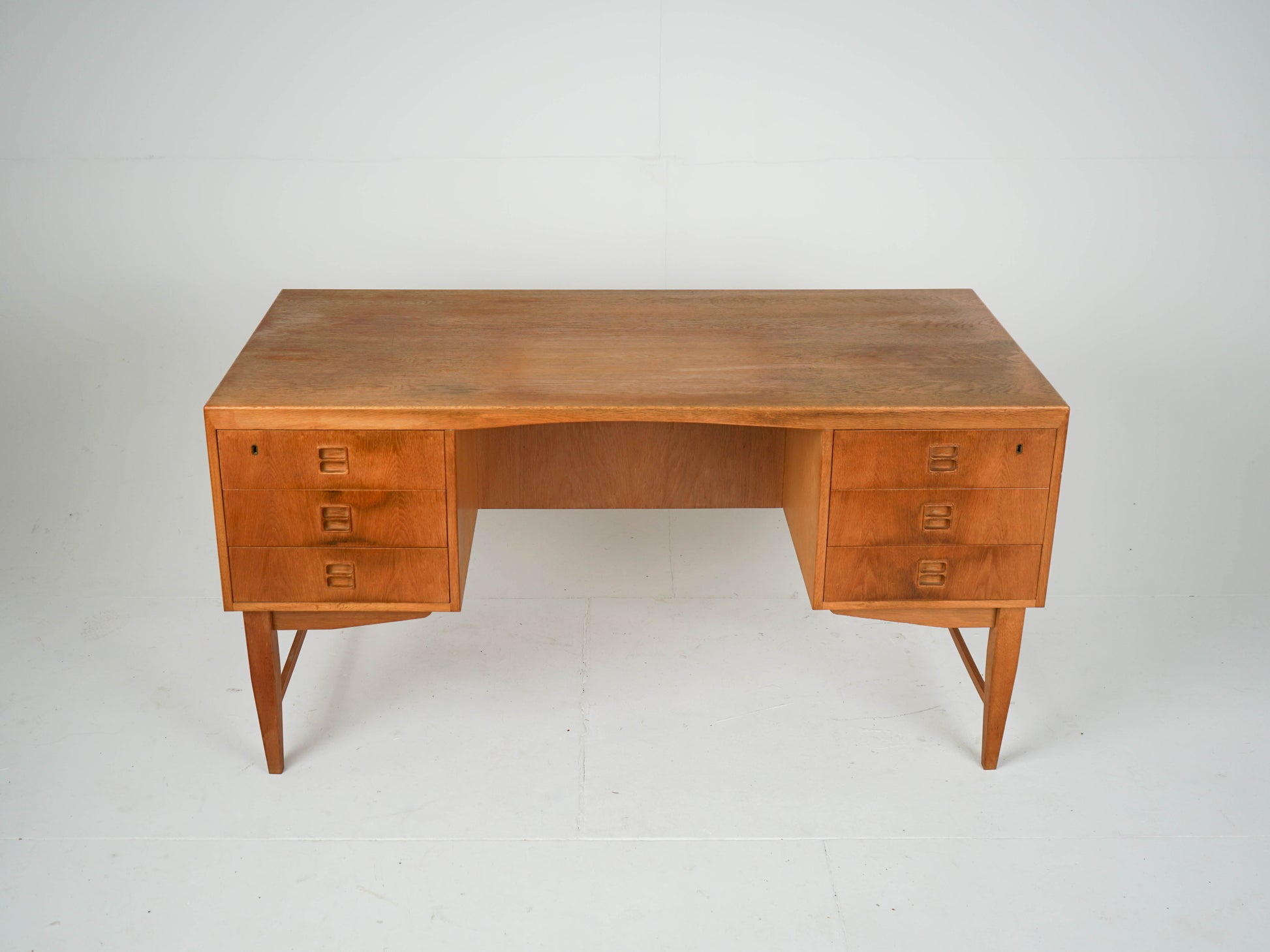 Vintage Schreibtisch Eiche