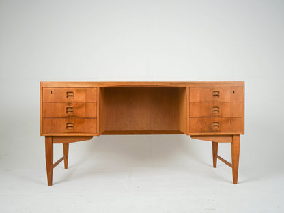 Vintage Schreibtisch Eiche