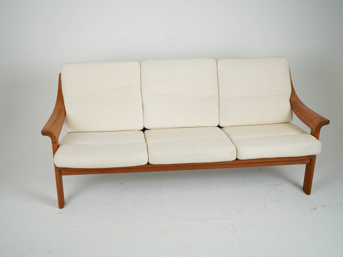 Vintage Sofa Teak Beige von PJ Danmark