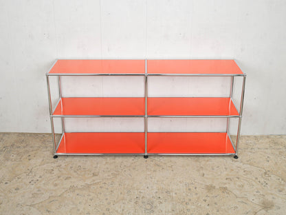 USM Haller shelf pure orange RAL 2004