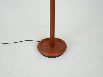 Vintage Stehlampe Teak naturbelassenes Material