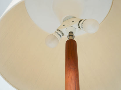 Vintage Stehlampe Teak naturbelassenes Material