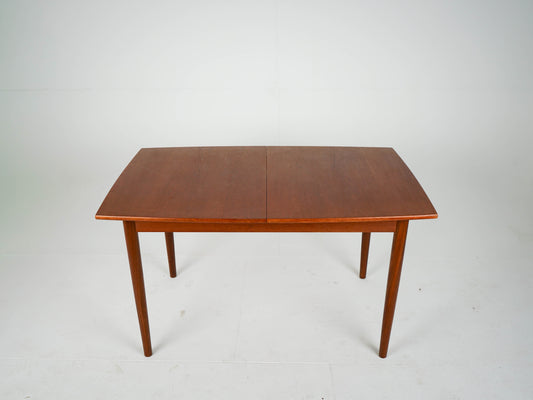 Vintage Esstisch Teak ausziehbar rund