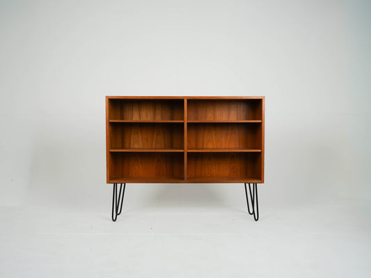 Vintage Sideboard Vinylregal Teak auf Metallbeinen