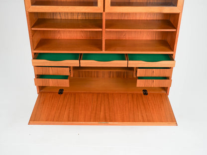Vintage Regal von Omann Jun, Teak Bücherregal Dänisch 60er