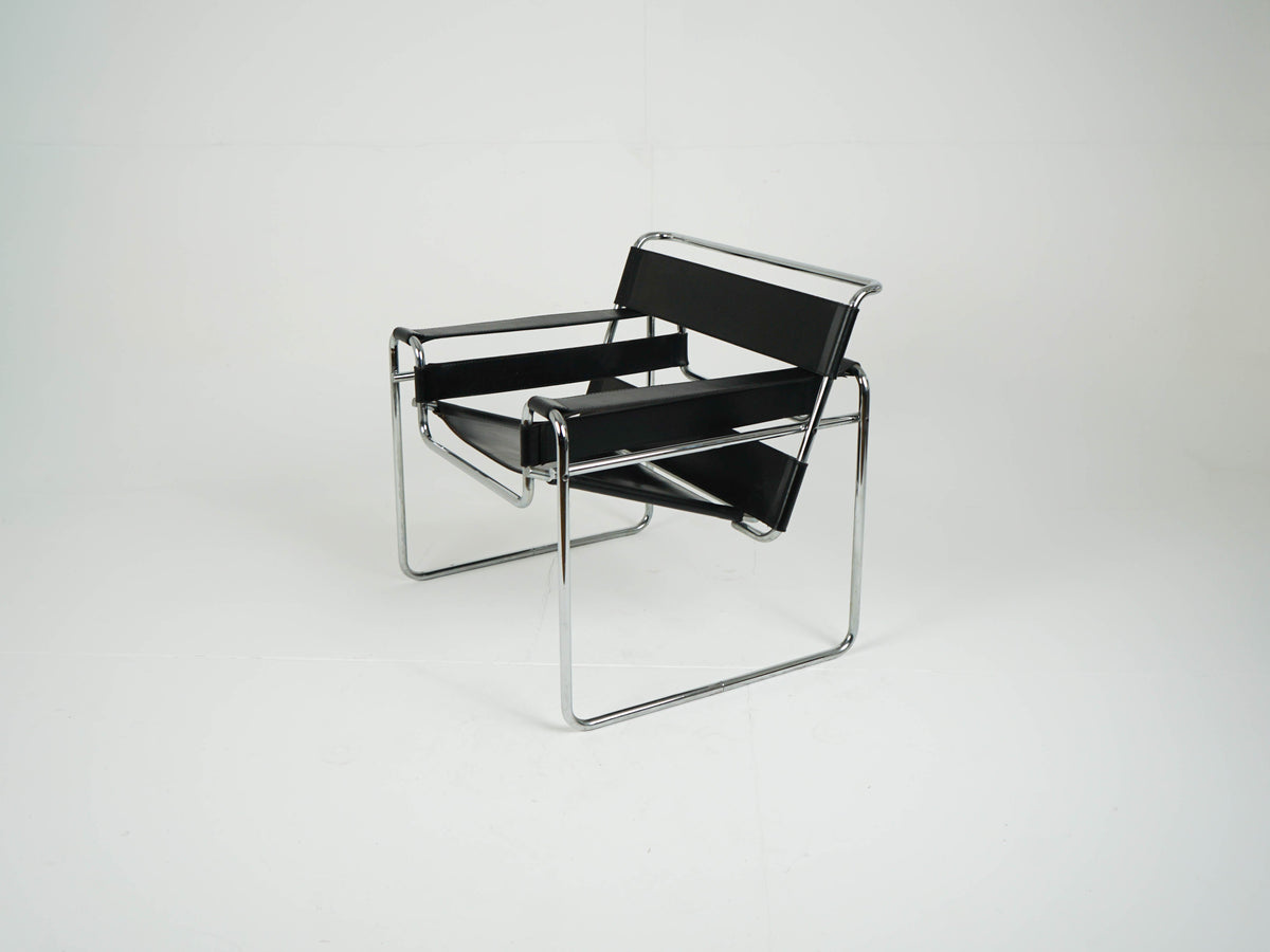Vintage Sessel "Wassily Chair B3" von Marcel Breuer für Gavina