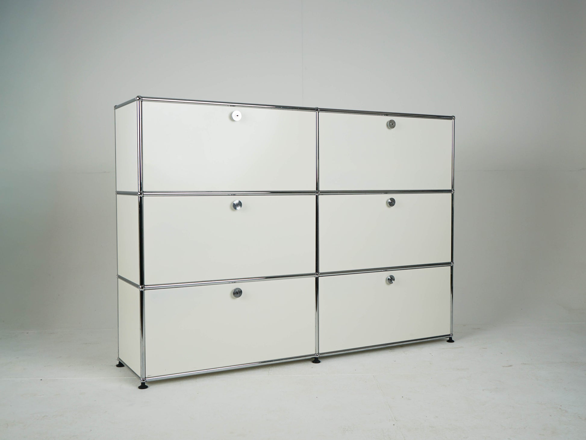 Vintage Kommode USM Haller für USM Haller Reinweiß RAL 9010