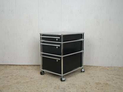 Caisson mobile USM Haller noir graphite