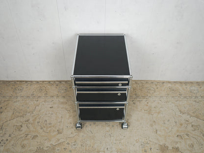Caisson mobile USM Haller noir graphite