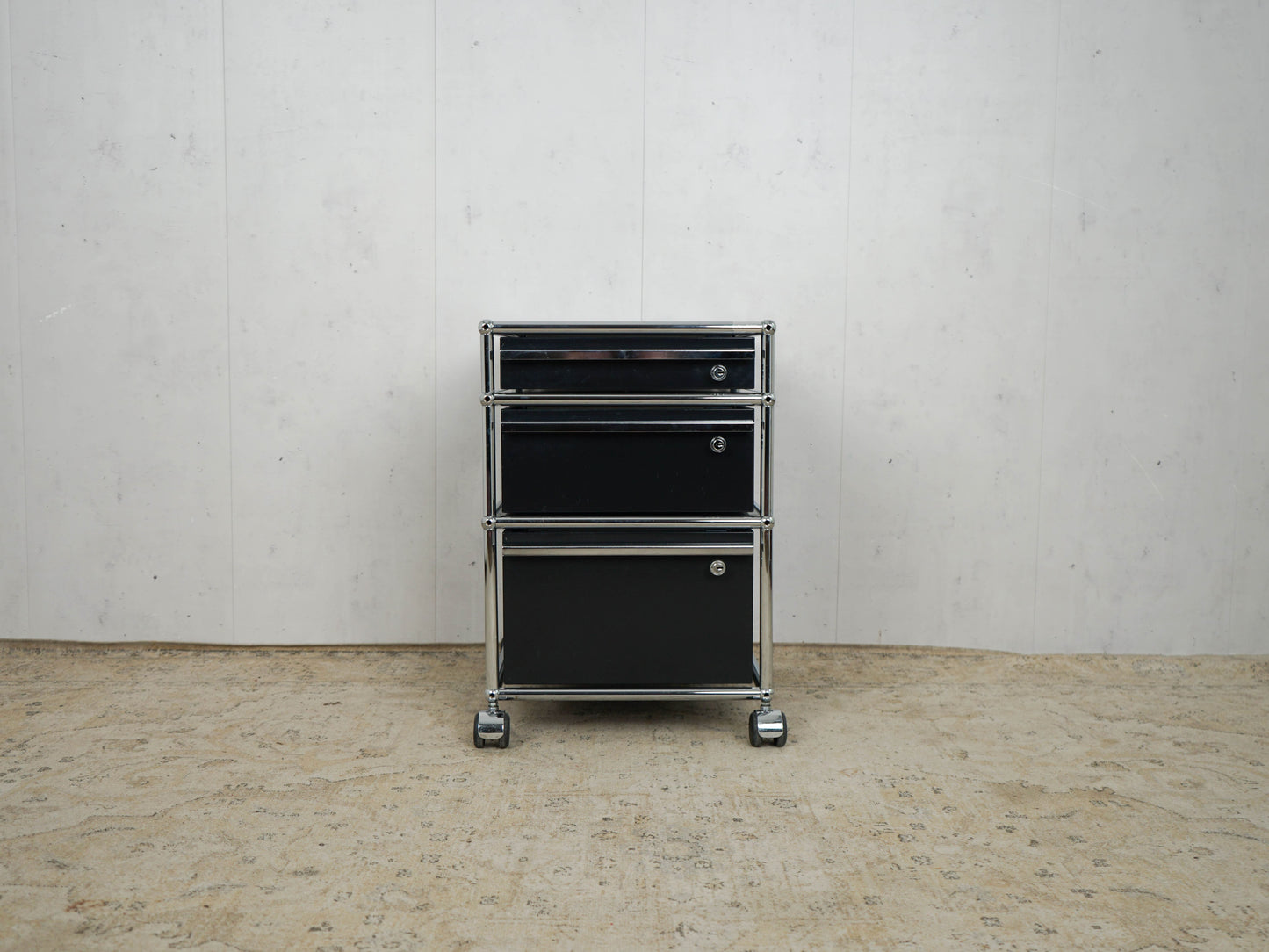 Caisson mobile USM Haller noir graphite