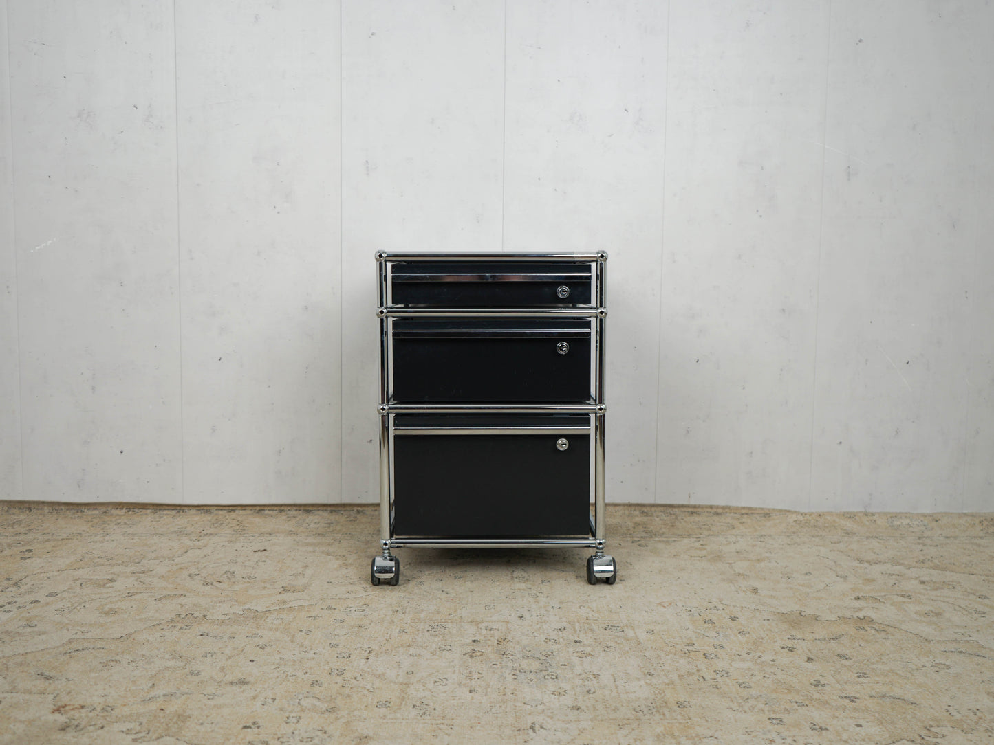 Caisson mobile USM Haller noir graphite