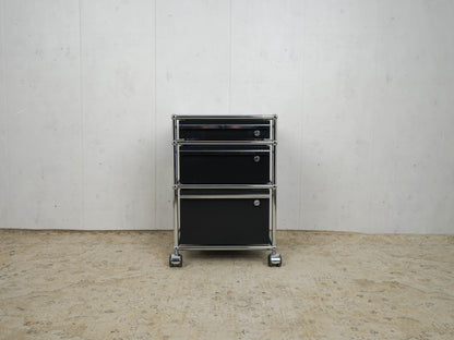 Caisson mobile USM Haller noir graphite