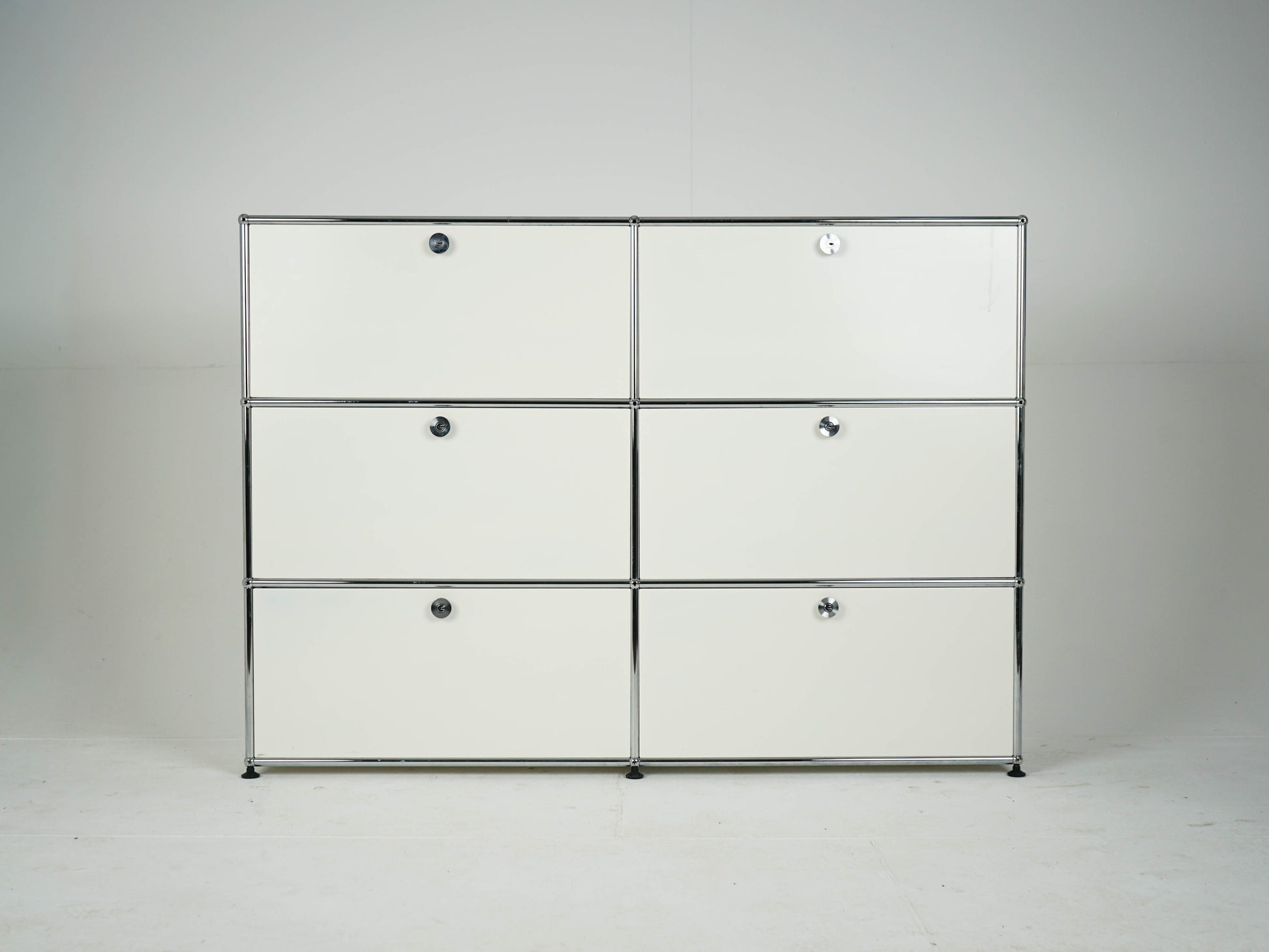 Vintage Kommode USM Haller für USM Haller Reinweiß RAL 9010