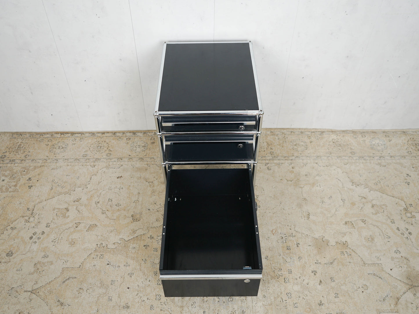 Caisson mobile USM Haller noir graphite