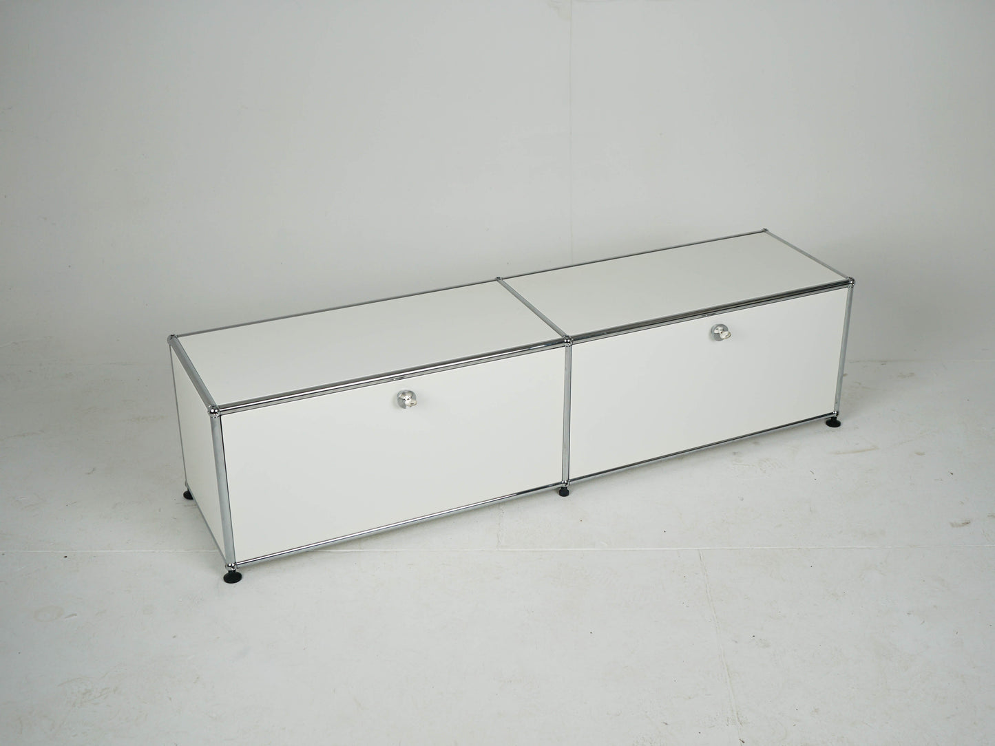 Vintage Sideboard USM Haller Reinweiß für USM Haller