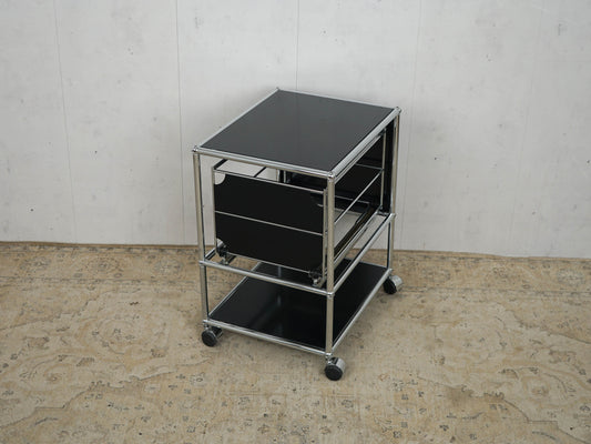 USM Haller mobile pedestal graphite black RAL 9011