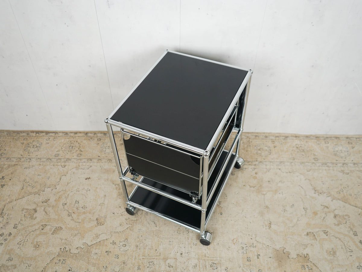 USM Haller mobile pedestal graphite black RAL 9011