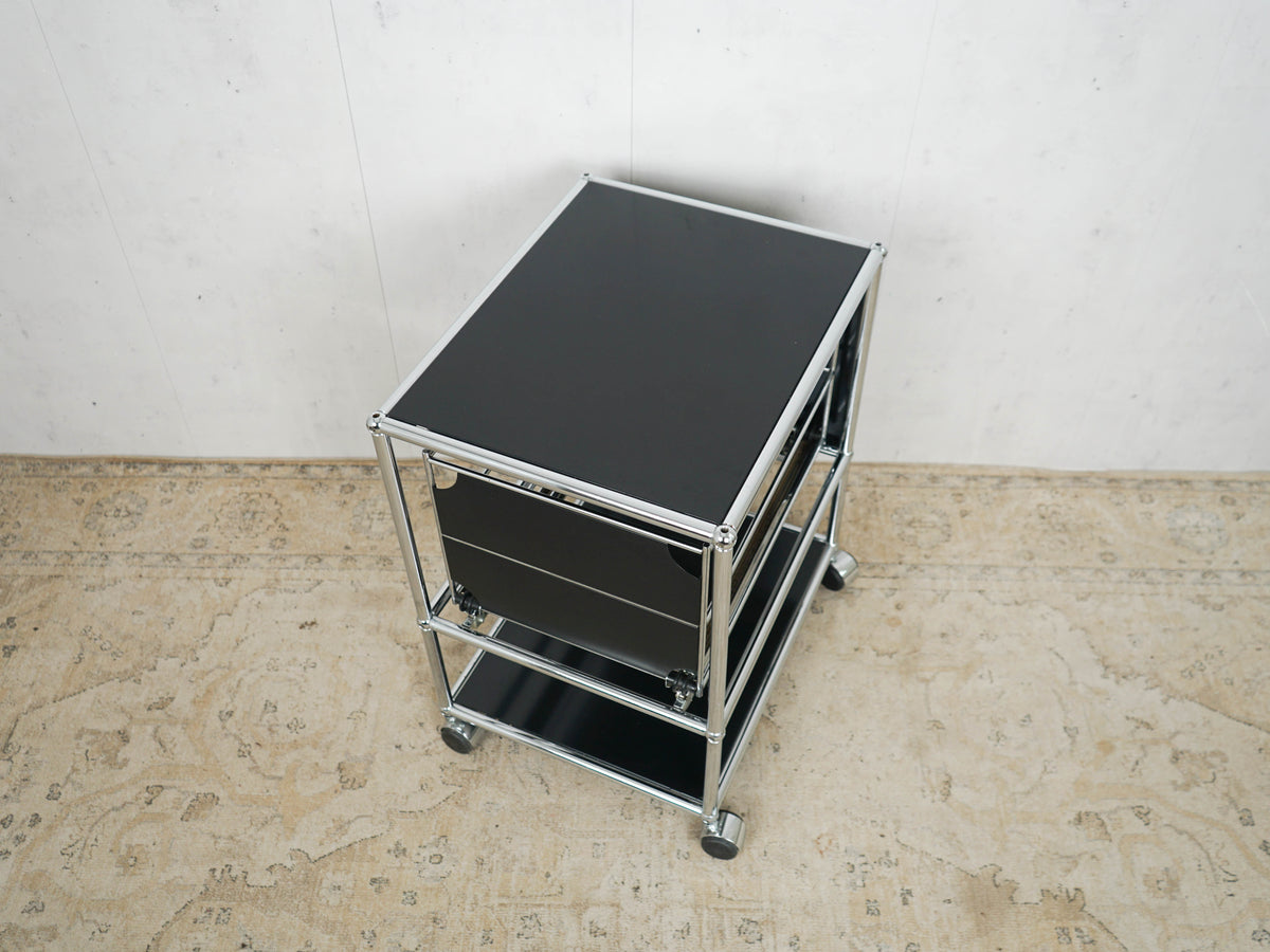 USM Haller mobile pedestal graphite black RAL 9011