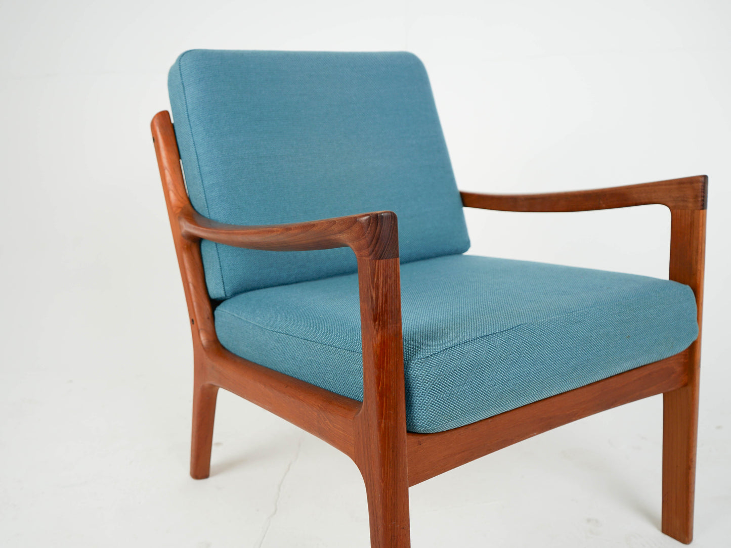 Vintage Sessel Senator von Ole Wanscher für France und Son Teakholz