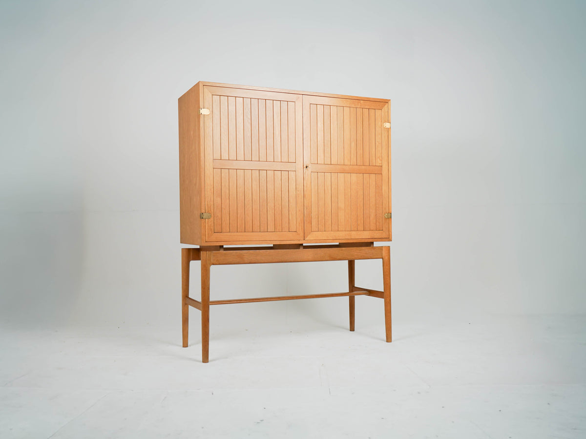Vintage Highboard Eiche von Kurt Ostervig für Randers Møbelfabrik