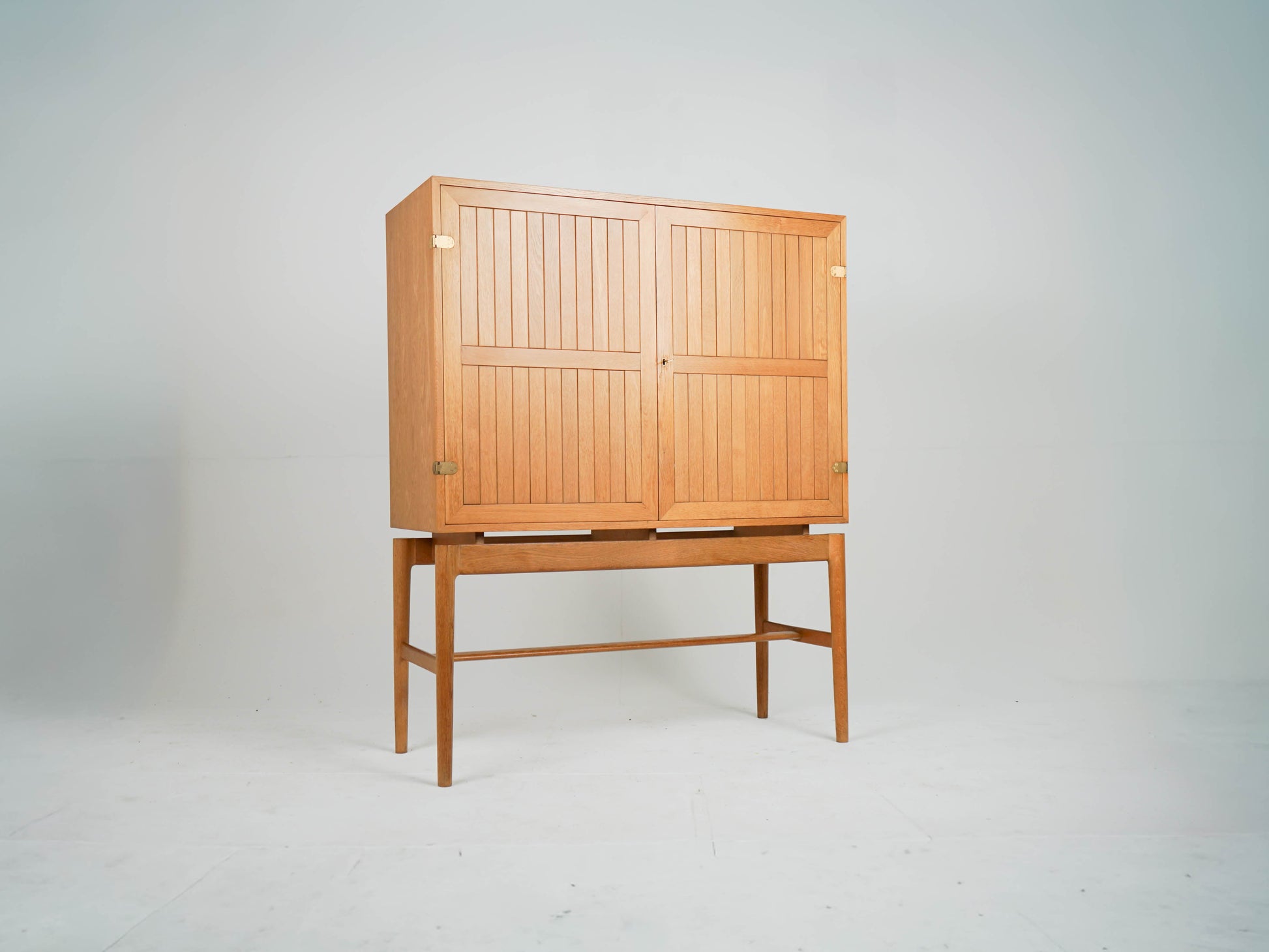 Vintage Highboard Eiche von Kurt Ostervig für Randers Møbelfabrik
