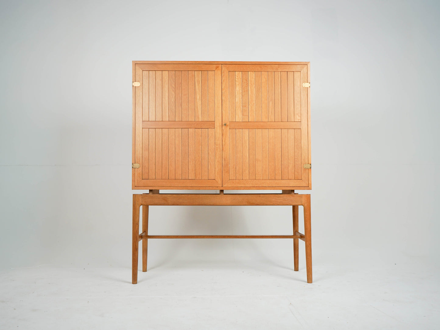 Vintage Highboard Eiche von Kurt Ostervig für Randers Møbelfabrik