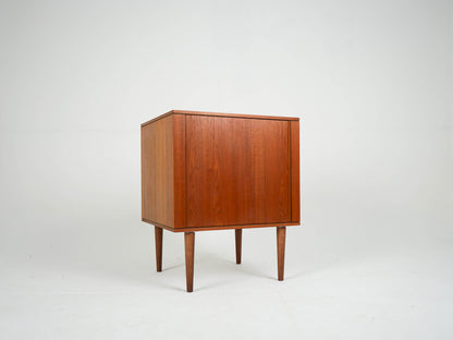 Vintage Sideboard Teak mit Jalousietür, Mid-Century