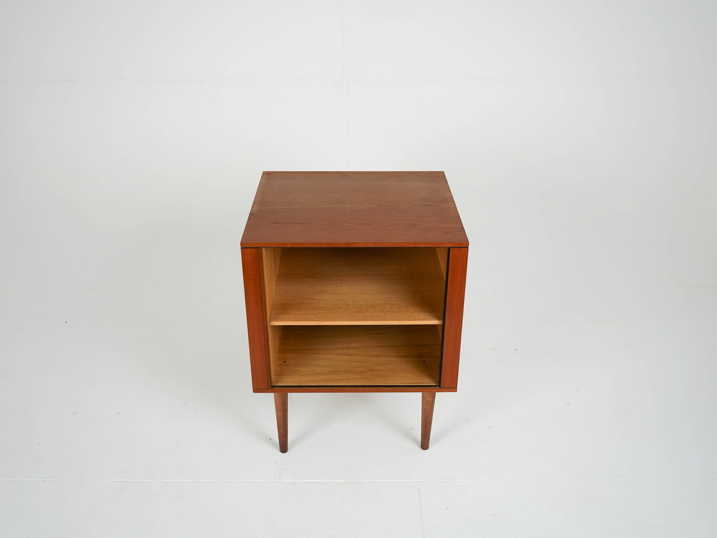 Vintage Sideboard Teak mit Jalousietür, Mid-Century