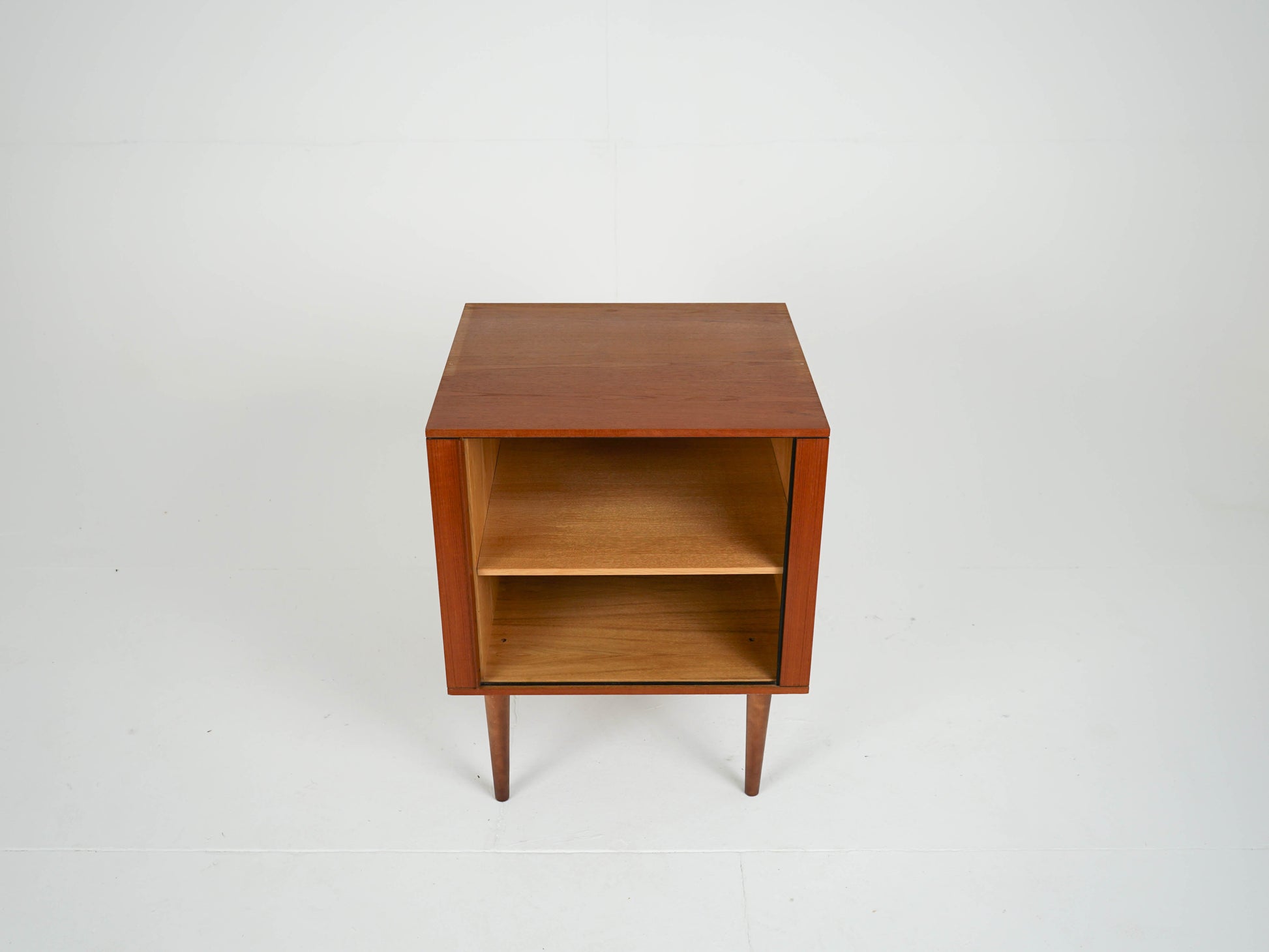 Vintage Sideboard Teak mit Jalousietür, Mid-Century