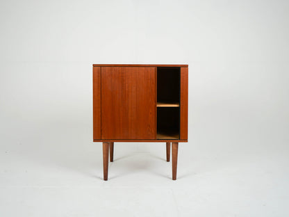 Vintage Sideboard Teak mit Jalousietür, Mid-Century