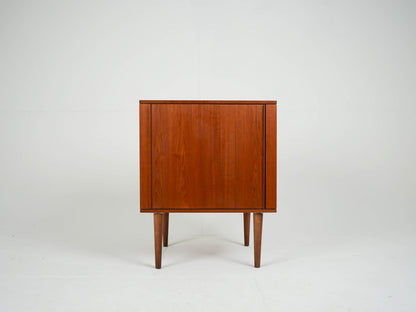 Vintage Sideboard Teak mit Jalousietür, Mid-Century