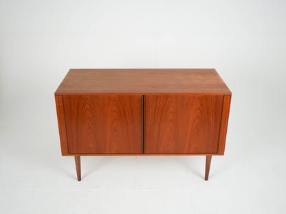 Vintage Sideboard Teakholz mit Jalousietüren, Mid-Century