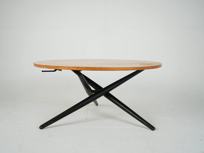 Vintage Tisch Aufzugtisch von Jürg Bally für Wohnhilfe