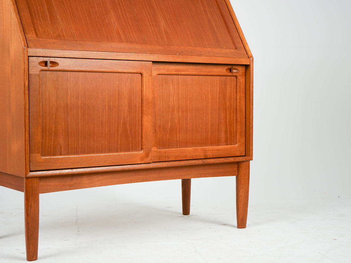 Vintage Teak Sekretär von H. W. Klein für Bramin