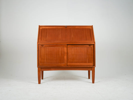 Vintage Teak Sekretär von H. W. Klein für Bramin