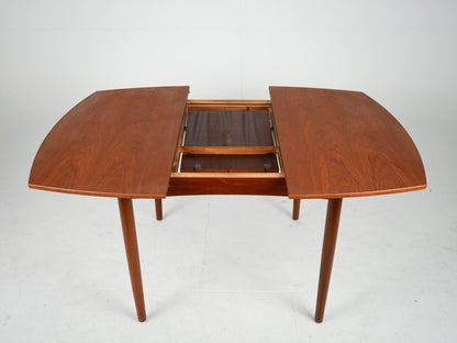 Vintage Esstisch Teak ausziehbar, Mid-Century Modern