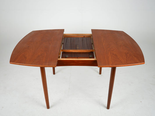 Vintage Esstisch Teak ausziehbar, Mid-Century Modern