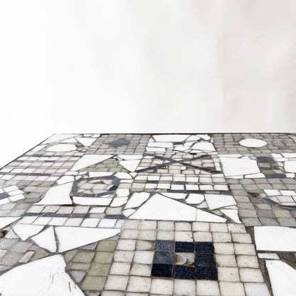 Vintage Couchtisch Mosaik von Kurt Moldovan