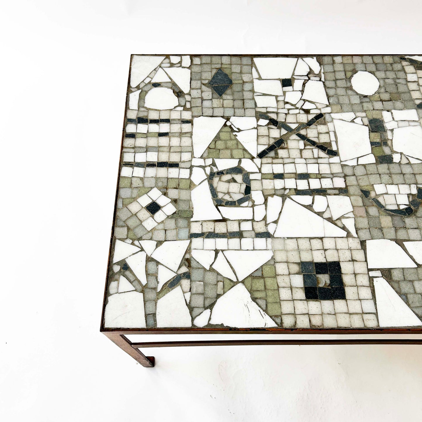 Vintage Couchtisch Mosaik von Kurt Moldovan